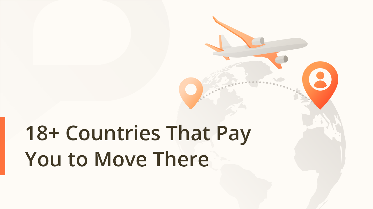 Countries that pay you to move there